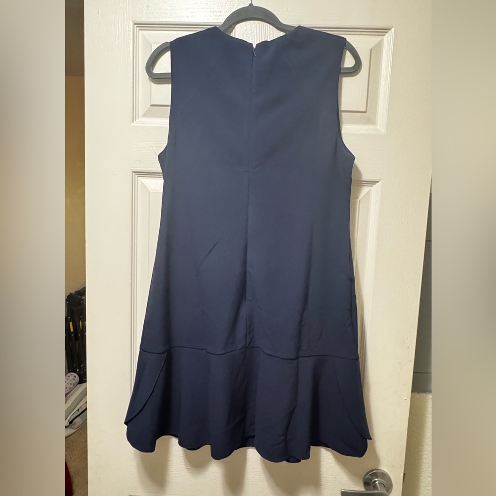 Lark & Ro Women's Navy Sleeveless Mini Dress - Picture 9 of 11